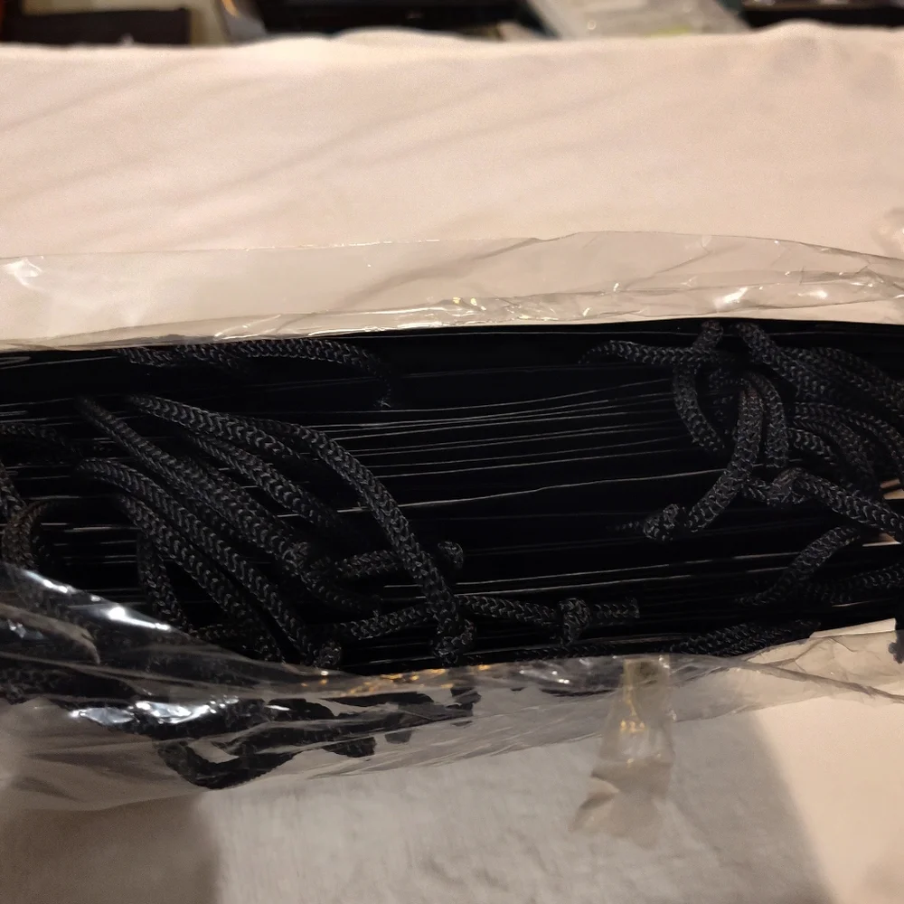 NWT! ULINE Black Matte Gift Bag Set (19ct)
